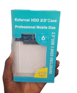 External HDD 2.5 inch Case Enclosure Professional Mobile Disk - Transparent vsonic