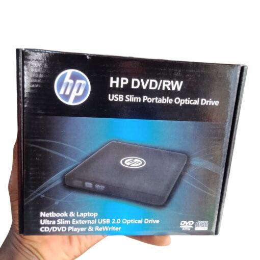 Hp USB Slim Portable Optical External DVD Drive vsonic