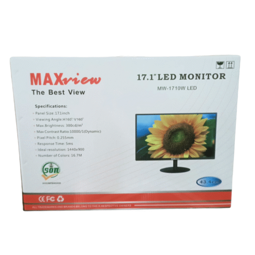 MAXview 17.1 inch LED Monitor vsonic