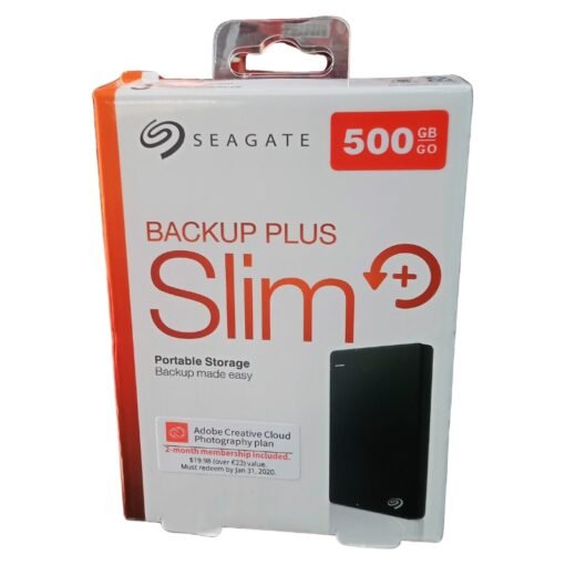 Seagate 500GB Slim+ External Hard Disk vsonic