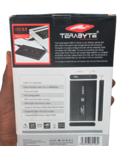 Terabyte 2.5 inch USB 2.0 HDD Hard Enclosure Case - Black vsonic