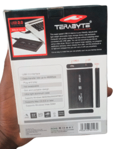 Terabyte 2.5 inch USB 2.0 HDD Hard Enclosure Case - Silver vsonic