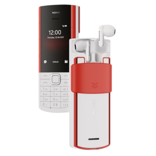 Nokia 5710 Mobile Phone with in-built earbuds vsonic