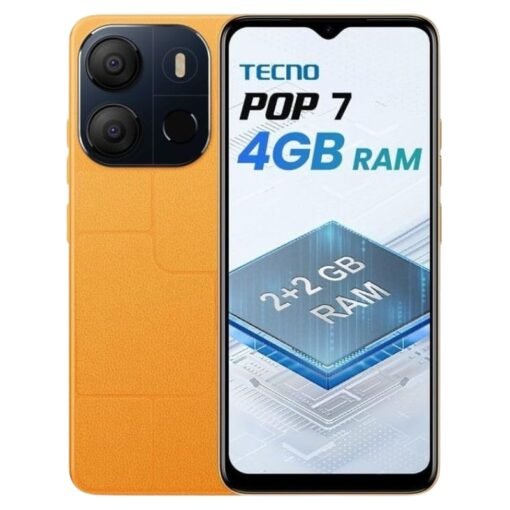 Tecno Pop 7 BF6 Smartphone 4GB RAM 64GB Storage vsonic