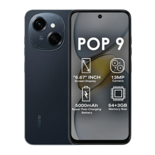 Tecno Pop 9 Smartpgone 3GB RAM 64GB Storage vsonic