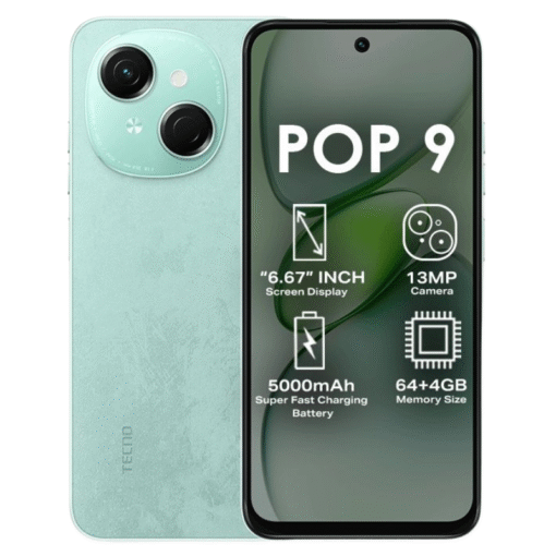 Tecno Pop 9 Smartpgone 3GB RAM 64GB Storage vsonic