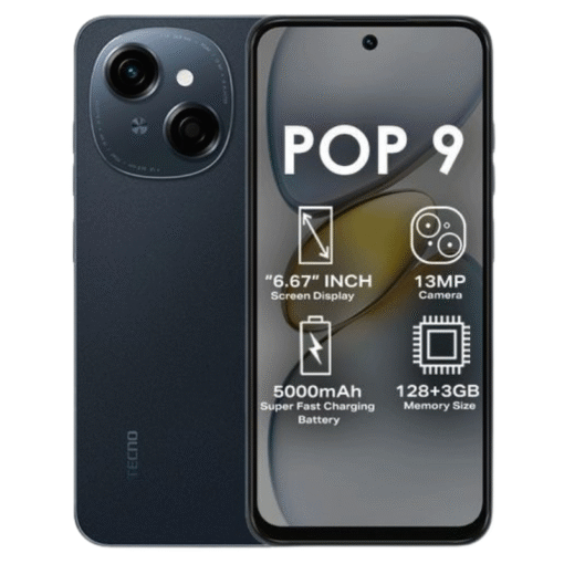 Tecno Pop 9 Smartphone 3GB RAM 128GB Storage vsonic
