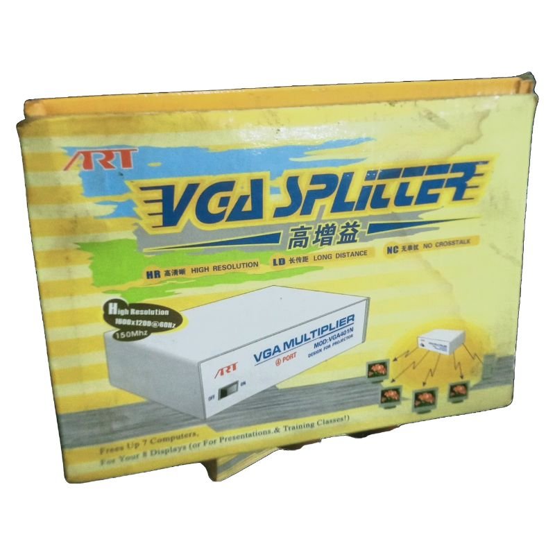 ART VGA Splitter 1PC to 7PCs of 2.4 Port VGA Monitors vsonic