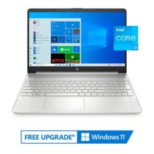 HP Laptop 15-DY2091WM 15.6, Intel Core i3, 8GB RAM, 256GB SSD, Windows 10 Home vsonic