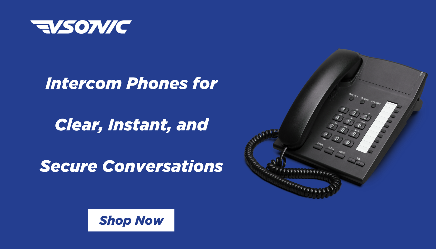 Intercom Phones for Clear, Instant, and Secure Conversations on vsonic