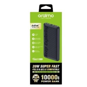 Oraimo 20W Super Fast 10000mAh Power Bank Toast 10 PD Pro II OPB-P118Q vsonic
