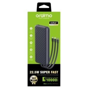 Oraimo 22.5W Super Fast 10000mAh Power Bank Slice Link Pro OPB-P7101 vsonic