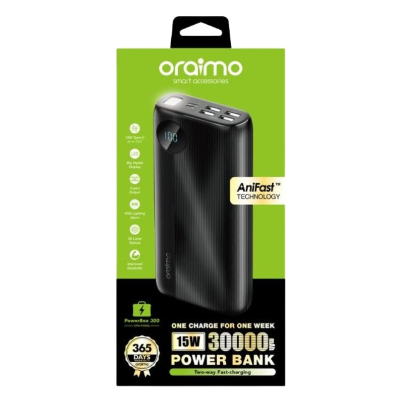 Oraimo 30000mAh Power Bank PowerBox 300 OPB-P300Q vsonic