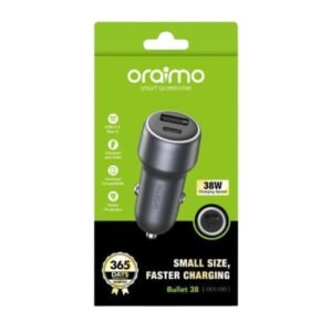 Oraimo 38W Fast Car Charger with Type-C Output Bullet 38 OCC-72D vsonic