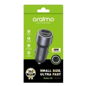 Oraimo 48W Ultra Fast Car Charger Bullet 48 OCC-73D vsonic