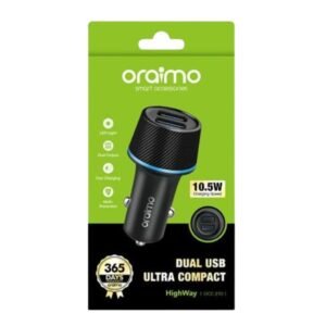 Oraimo Car Charger 10.5W Highway OCC-21D + Fast Charge Type-C Cable vsonic