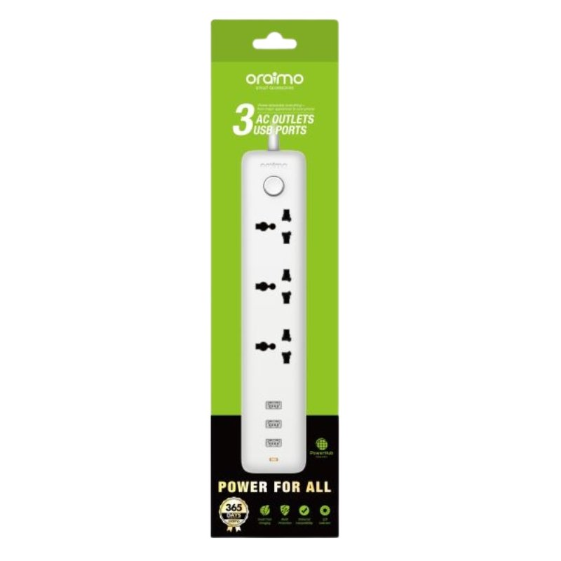 Oraimo Multi Socket Extension Box PowerHub OWS-C331 vsonic