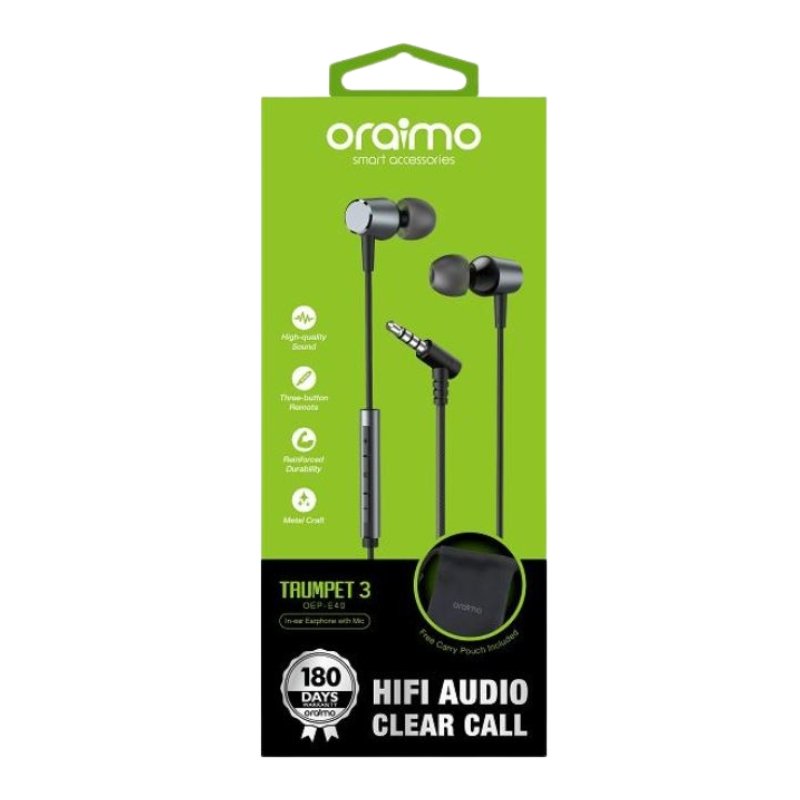 Oraimo Wired Earphone Trumpet 3 OEP-E40 vsonic