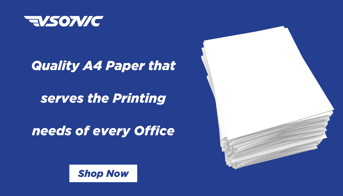 Quality A4 Paper that serves the Printing needs of every Office on vsonic