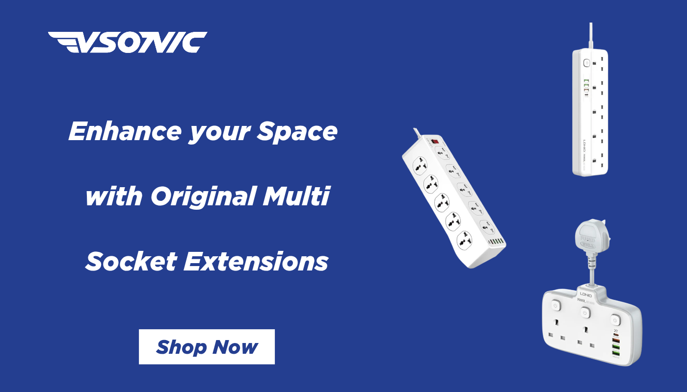 Shop Clippers and Multi socket Extensions with Ease on Vsonic Distribution Limited Access Computer Village Fast and Easy on Vsonic