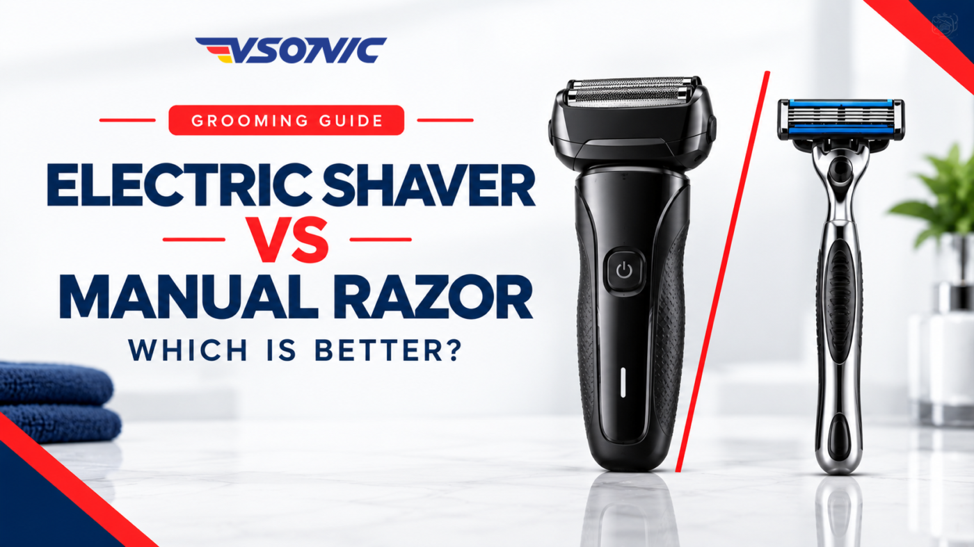 Electric Shavers vs Manual Razors Which Is Better Vsonic