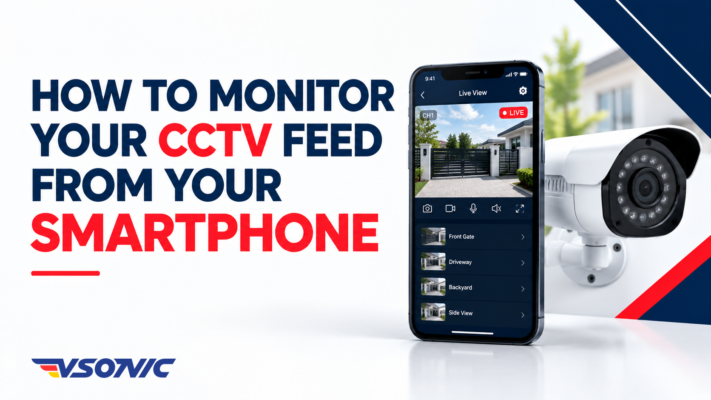 How to Monitor Your CCTV Feed from Your Smartphone Vsonic