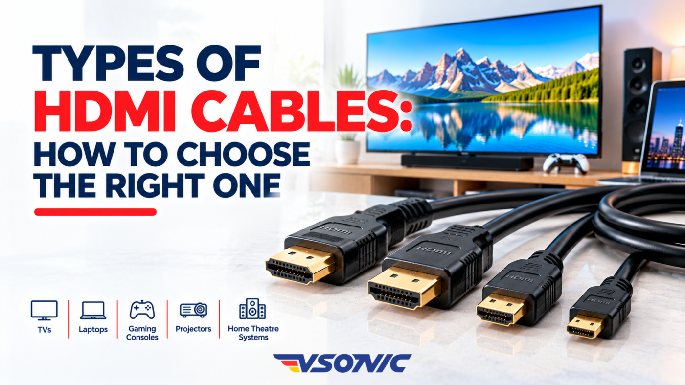 Types of HDMI Cables Guide Vsonic