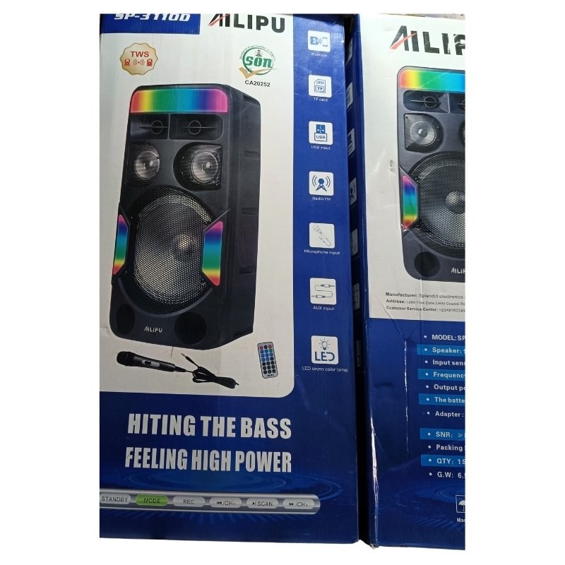 Ailipu High Bass Speaker with Microphone SP-31100 Vsonic