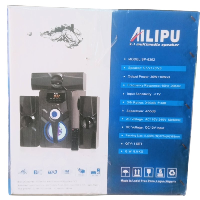 AILIPU Multimedia Speakers and Home Theater System SP-6302 Vsonic