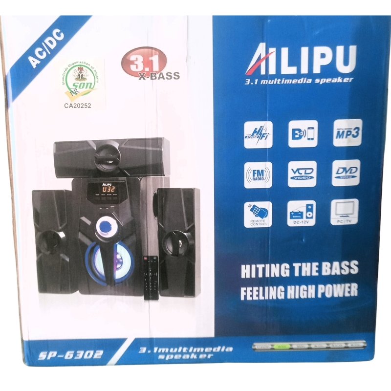 AILIPU Multimedia Speakers and Home Theater System SP-6302 Vsonic