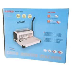 ASPEG Boxer Bind Comb Binding Machine AB-2000 Vsonic