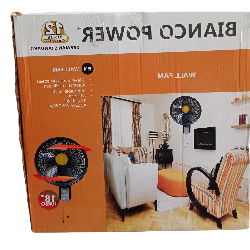 Bianco Power 18 inch Turbo Wall Fan Vsonic