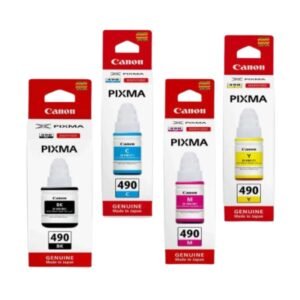 Canon PIXMA 490 Set of Inks Black, Yellow, Magenta and Cyan Vsonic