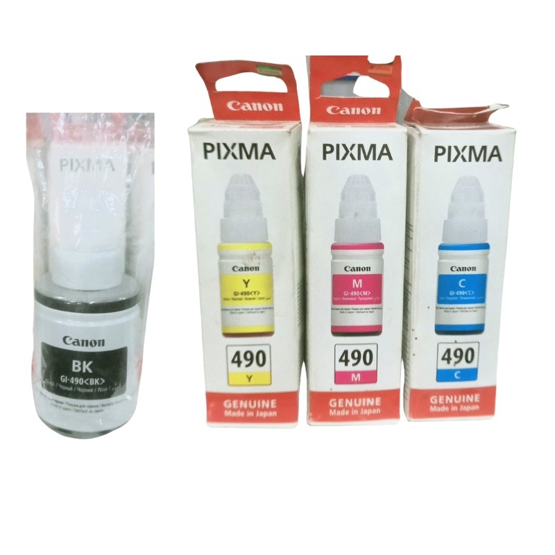 Canon PIXMA 490 Set of Inks Black, Yellow, Magenta and Cyan Vsonic