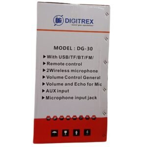 Digitrex 15 inch Woofer and Trolley Speaker DG-30 Vsonic