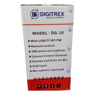 Digitrex 8 inch Woofer and Trolley Speaker DG-10 Vsonic