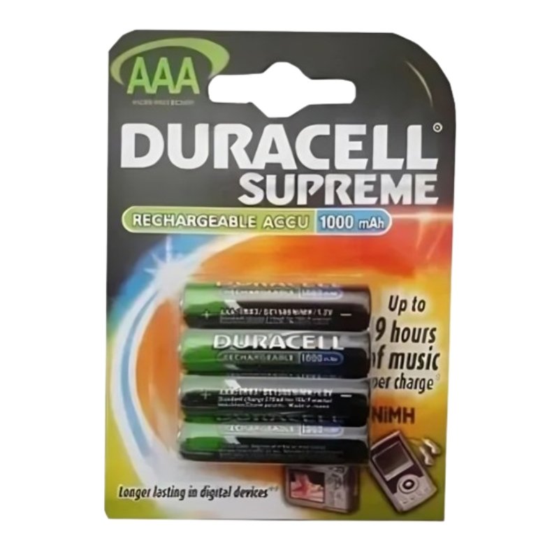 DURACELL SUPREME AAA 4 in 1 Rechargeable Battery Pack Vsonic
