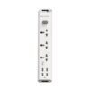 Ellington 3 Way Surge Protector Multi Socket Extension with 4 USB Vsonic