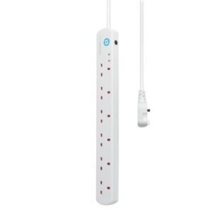 Ellington 6 Way Surge Protector Multi Socket Extension Vsonic