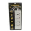 Firman 4 Way Surge Protector Multi Socket Extension with 2 USB Vsonic