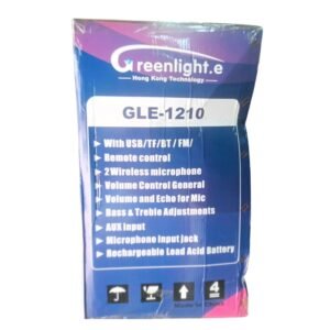 Greenlight.e Audio Home Theater Loud Speakers System with 2 Microphones and Remote Control Vsonic