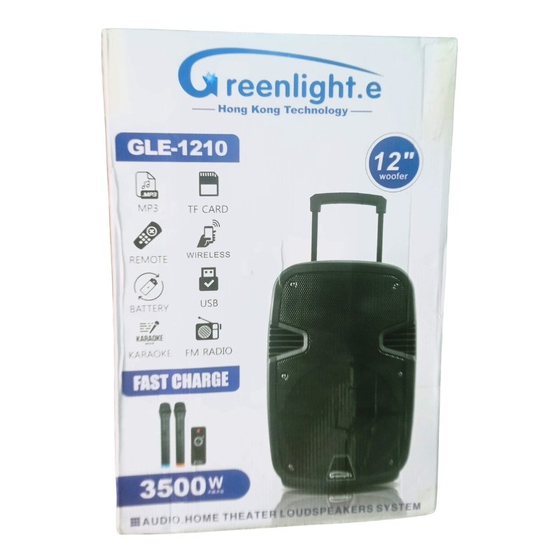 Greenlight.e Audio Home Theater Loud Speakers System with 2 Microphones and Remote Control Vsonic
