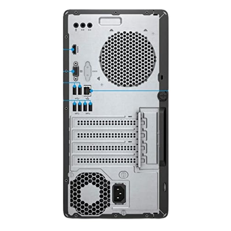 HP PAVILION DESKTOP 590-P0033W Business Desktop PC 590-p0033w Intel Core i3-8100 (up to 3.60 GHz), 4GB DDR4-2400 SDRAM, 1TB 7200 RPM HDD, 16GB Optane Memory, DVD-ROM, USB Type-C, Keyboard and Mouse Vsonic