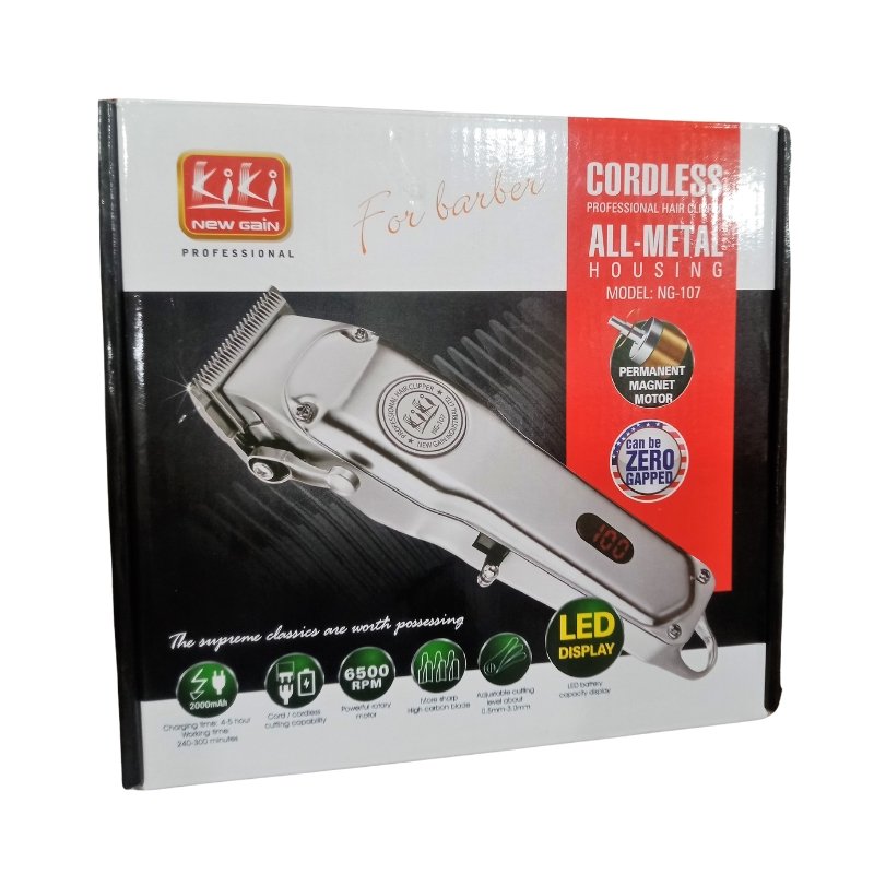 Kiki Cordless All Metal Clipper NG-107 Vsonic