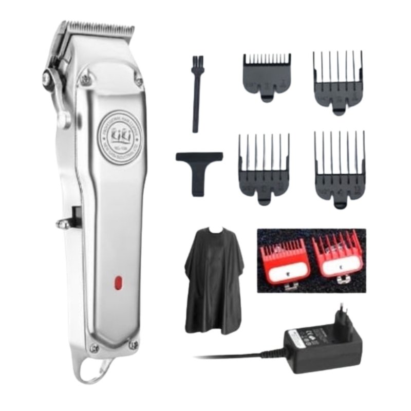 KIKI Professional Rechargeable Cordless Hair Clipper with ALL-METAL Housing NG-106 Vsonic