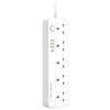 LDNIO 5 Ways Surge Protector Multi Socket Extension with 4 USB Ports Vsonic