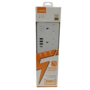 LDNIO 5 Ways Surge Protector Multi Socket Extension with 4 USB Ports Vsonic