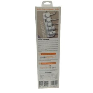 LDNIO 5 Ways Surge Protector Multi Socket Extension with 4 USB Ports Vsonic