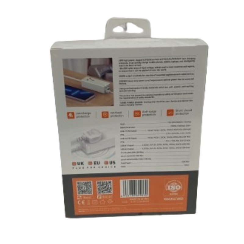 LDNIO 65 Watts Multifunction Universal Desktop Power Adapter Strip Vsonic