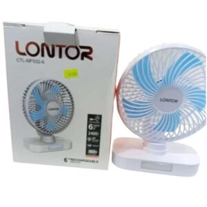 Lontor 6 inch Rechargeable Mini Fan Vsonic